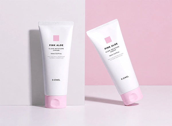 비쥬얼 핑크 알로에 글로우 모이스처 크림 50ml