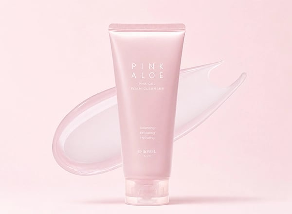 비쥬얼 핑크 알로에 PHA 젤 클렌저 150ml