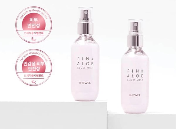 비쥬얼 핑크 알로에 글로우 미스트 100ml 1+1 기획 세트